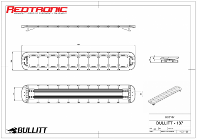 Mega-Flash Bullitt Plus - Fully equipped ECE R65 flashing beacon