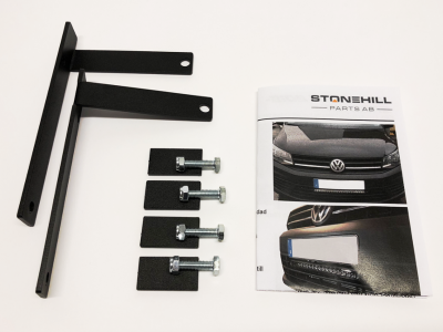 Mounting brackets for LED light bar VW Caddy