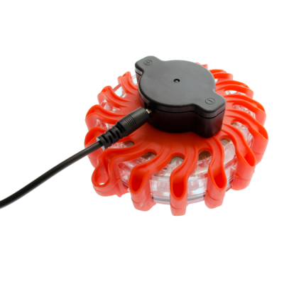 LED warning puck | Rechargeable | Ø120 mm