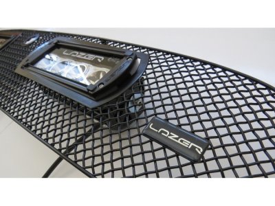 Center-Grill incl. 2 Lazer ST-4 for Ford Transit Custom 2013-