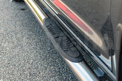 Side bars with decorative step VW Caddy 2004-/10-/16-