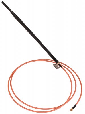 Digital antenna with extension cable for wireless rear view camera or monitor