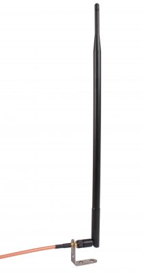 Digital antenna with extension cable for wireless rear view camera or monitor