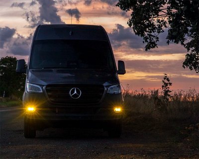 Fog Light Kit Lazer Carbon-2 Drive for Mercedes Sprinter from 2018-