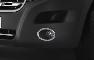 Stainless steel fog light rings for Nissan NV400 2011-