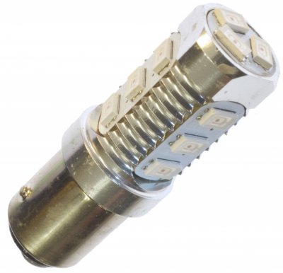 Diode lamp 12V 12xDiode Yellow/Orange BA15s