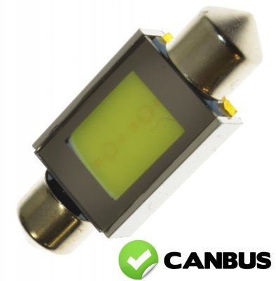 Diode lamp 12 V 1xCOB xenon white 39 mm coil lamp