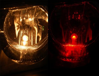 Diode lamp 12V 1xDiode Red (small spread) W5W