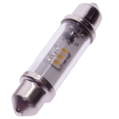 Diode lamp 12V 3xDiode Warm White 42mm Festoon/spool lamp