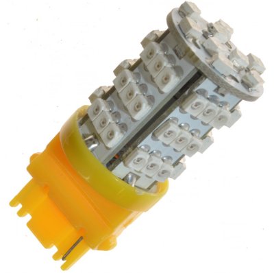 Diode lamp 12V 54xSMD Yellow/Orange P27W