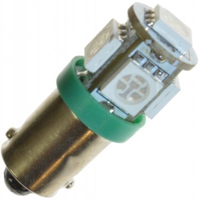 Diode lamp 12V 5xSMD BA9s