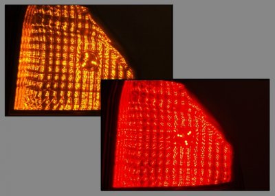 Diode lamp 12V 60xSMD red/yellow BAY15d