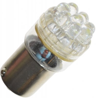 Diode lamp 12V 8xDiode Xenon white BA15s