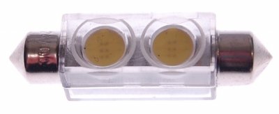 Diode lamp 24V 2xDiode Xenon white 42 mm