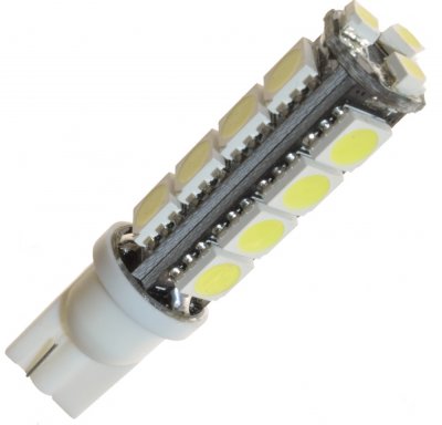 Diode lamp 9-32V 15xSMD xenon white W5W