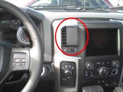 Mobile phone holder Dodge Ram from 2013-2018