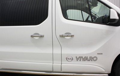 Stainless steel door handle for Opel Vivaro from 2015-2019