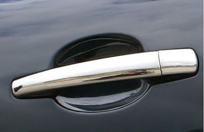 Stainless steel door handle for Peugeot 207 from 2007-2012