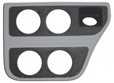 Door sides incl. 4 x 6.5" speakers for VW Transporter T5 2003- &amp; 2010-2015