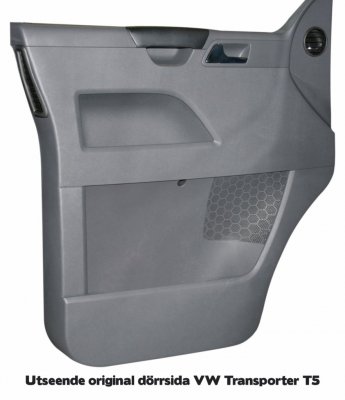 Door sides for 4 x 6.5" speakers for VW Transporter T5 2003- &amp; 2010-2015