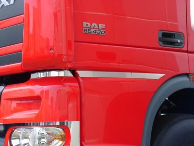 Stainless steel door fold for DAF XF 95/105