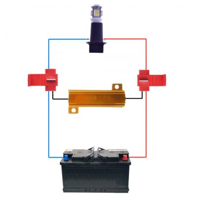 Power resistor 12V - 21 Watt / 1 pc
