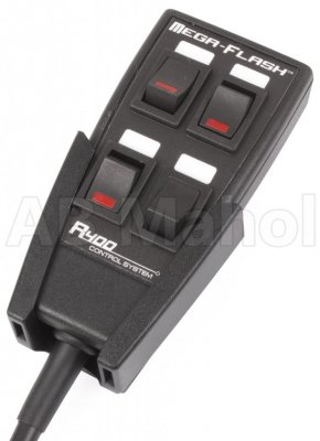 R400 is a simpler control system for emergency vehicles, guard vehicles and service vehicles with 4 switches, 3 On / Off and 1 S