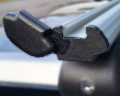 End cap for roof rack Alpha and Beta