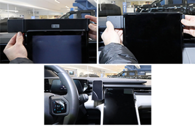 Assembly mobile holder Ford Explorer EV from 2024-