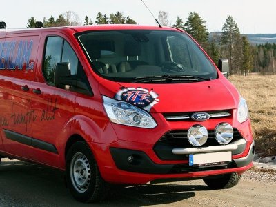 Aluminum extra light bracket for Ford Transit Custom 2013-2017