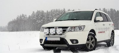 Aluminum extra light bracket for Fiat Freemont 2011-