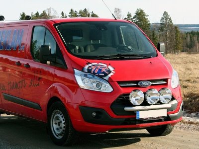 Aluminum extra light bracket for Ford Transit Custom 2013-2017
