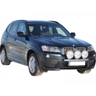Stainless steel auxiliary light bracket for 3 auxiliary lights for BMW X3 F25 2010-2017
