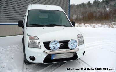 Stainless steel extra light bracket for Ford Transit Connect 2009-2013