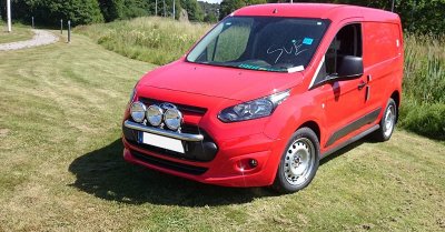 Stainless steel extra light bracket for Ford Transit Connect 2014-
