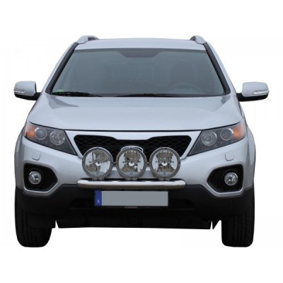 Stainless steel auxiliary light bracket for 3 auxiliary lights for Kia Sorento 2009-2012