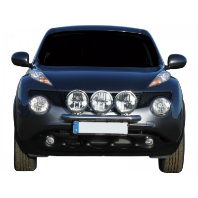 Stainless steel auxiliary light bracket for 3 auxiliary lights for Nissan Juke 2010-/2014-