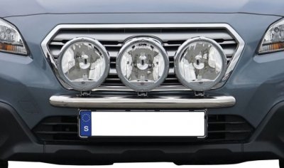 Extra light bracket in stainless steel for 3 extra lights for Subaru Outback 2015-