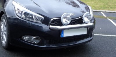 Stainless steel extra light bracket for Kia Ceed 2012-