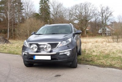 Stainless steel extra light bracket for KIA Sportage 2010-2015