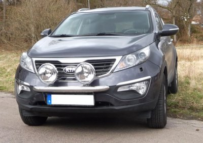 Stainless steel extra light bracket for KIA Sportage 2010-2015