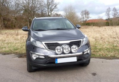 Stainless steel extra light bracket for KIA Sportage 2010-2015