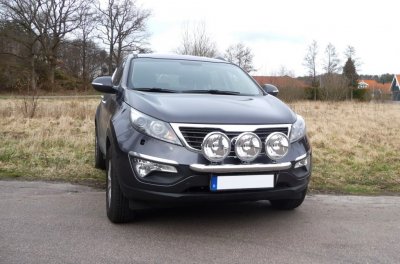 Stainless steel extra light bracket for KIA Sportage 2010-2015