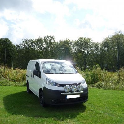 Stainless steel extra light bracket for Nissan NV 200 2010-