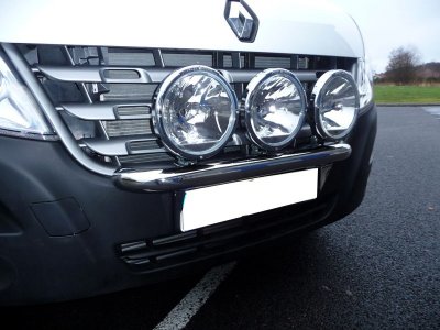 Stainless steel extra light bracket for Renault Master 2011-