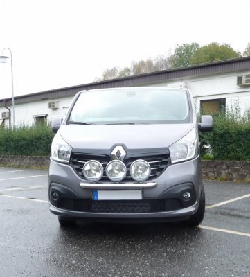 Stainless steel extra light bracket for Renault Trafic 2015-