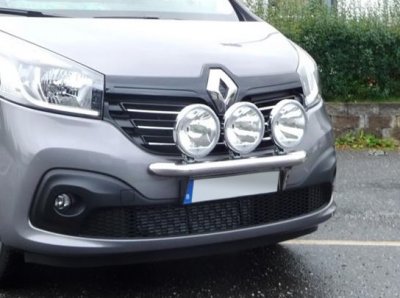 Stainless steel extra light bracket for Renault Trafic 2015-