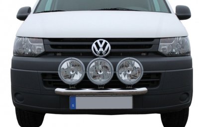 Stainless steel extra light bracket for Volkswagen Transporter T5 from 2010-2015