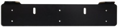 Extra light holder in black lacquered aluminum for 2 extra lights (max 240 mm)