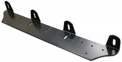 Extra light holder in black lacquered steel for 4 extra lights (175mm)